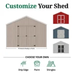 Little Cottage Co Value Gable Wood Shed Kit - Image 2