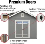 Handy Home Windemere Storage Shed - Image 3