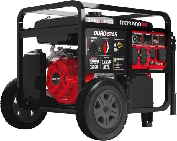 388-600x476 DuroMax DS13000MX Dual Fuel Portable Generator - Image 1