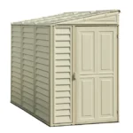 DuraMax Building Products 4-ft x 8-ft Sidemate Off-white Lean-to Vinyl Storage Shed