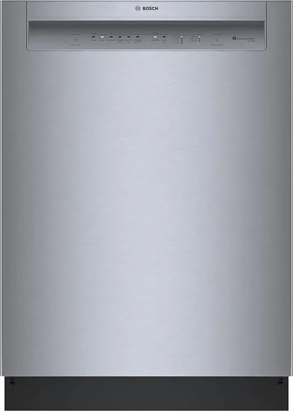 6542987_sd-600x843 Bosch – 100 Series 24″ Front Control Smart Built-In Hybrid Tub Dishwasher with PureDry, 50 dBA – Stainless Steel - Image 1