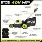 40V HP Brushless 21″ Self-Propelled Multi-Blade Mower Kit - Image 2