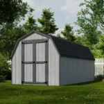 Little Cottage Co. 8 x 16 Foot Value Gambrel Barn with 4 Foot Sidewalls – Precut Kit - Image 2