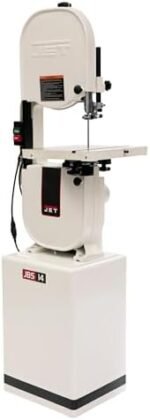 JET 14-Inch Woodworking Bandsaw, 1 HP, 115/230V 1Ph (Model JWBS-14CS)