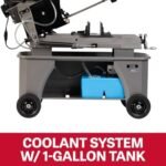 JET 7″ x 12″ Deluxe Horizontal/Vertical Bandsaw, 3/4 HP, 115/230V 1Ph (Model HVBS-712D) - Image 3