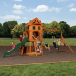 Backyard Discovery Atlantis Wooden Swing Set - Image 4