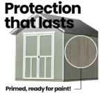 Handy Home Meridian Wooden Storage Shed – Multiple Sizes - Image 3