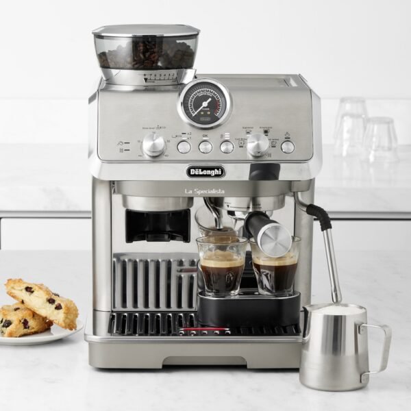 img137z-1-600x600 Breville Barista Express Espresso Machine BES870XL, Brushed Stainless Steel - Image 1