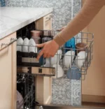 GE 24 in. Top Control Flush-Mount Dishwasher with 45 dBa Sound Level, 3rd-Rack & Dry Boost – Fingerprint Resistant Stainless - Image 4